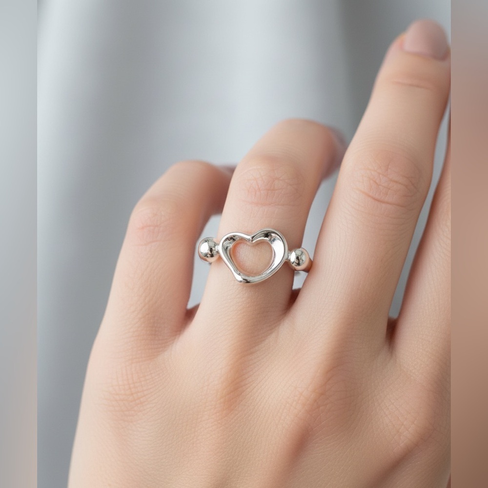 Tiffany & Co. Open Heart Ring - Picture 7 of 7